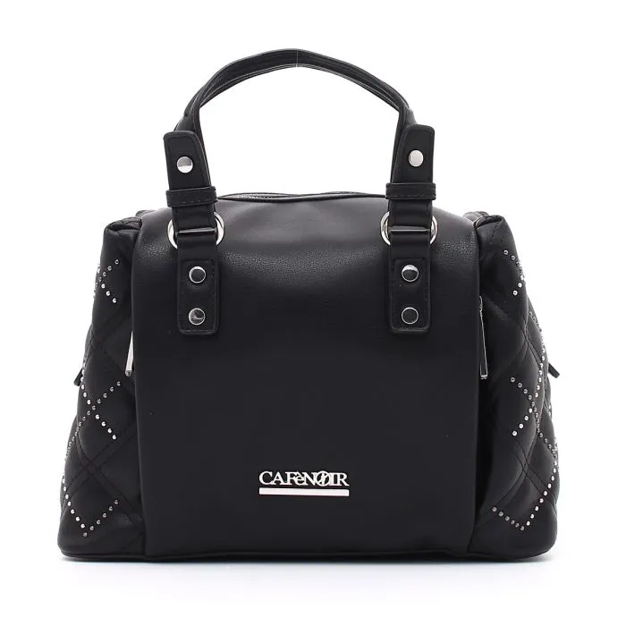 BAULETTO FIANCO CON BORCHIETTE NERO