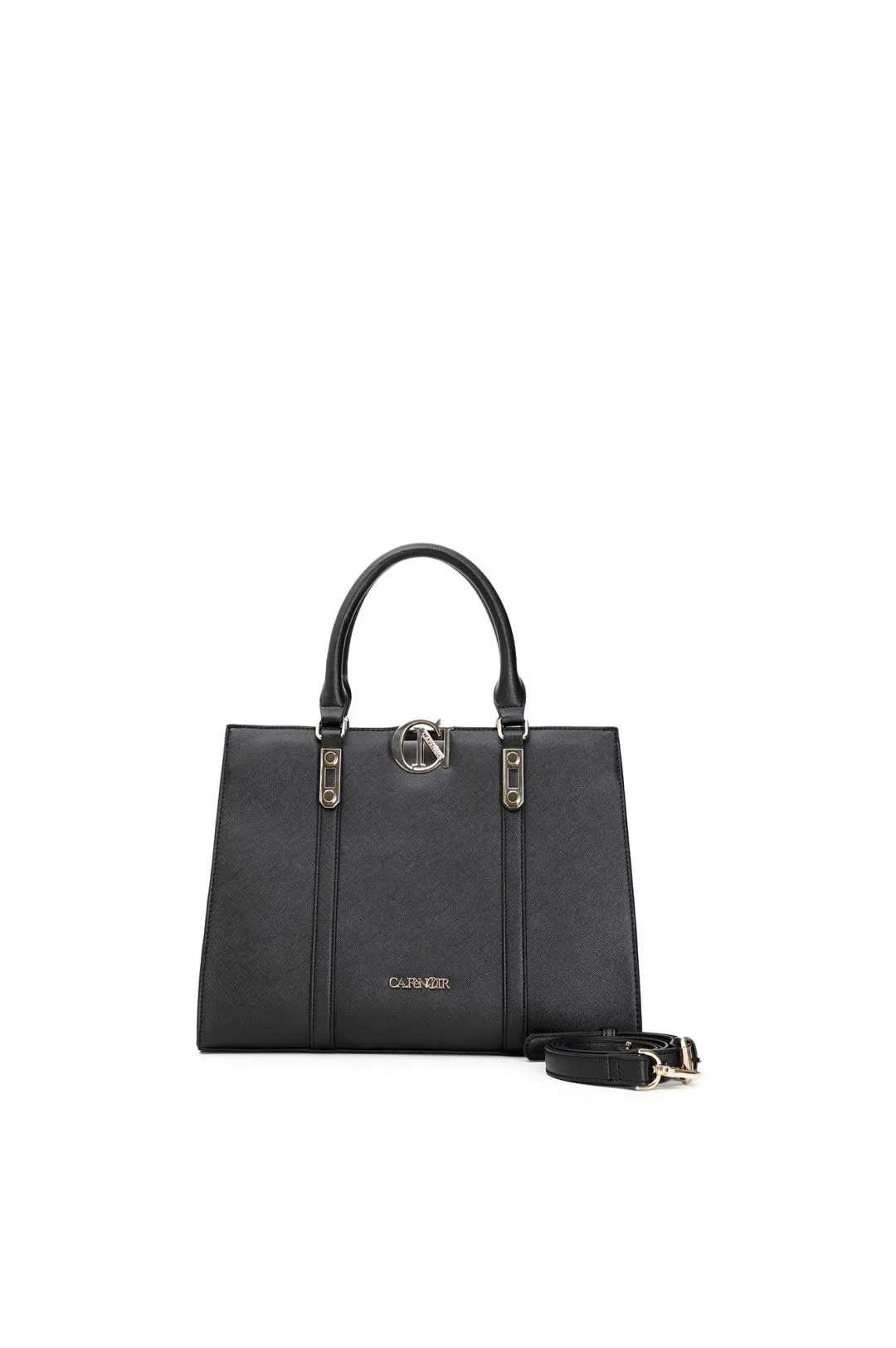 bauletto rigido con monogramma smaltato