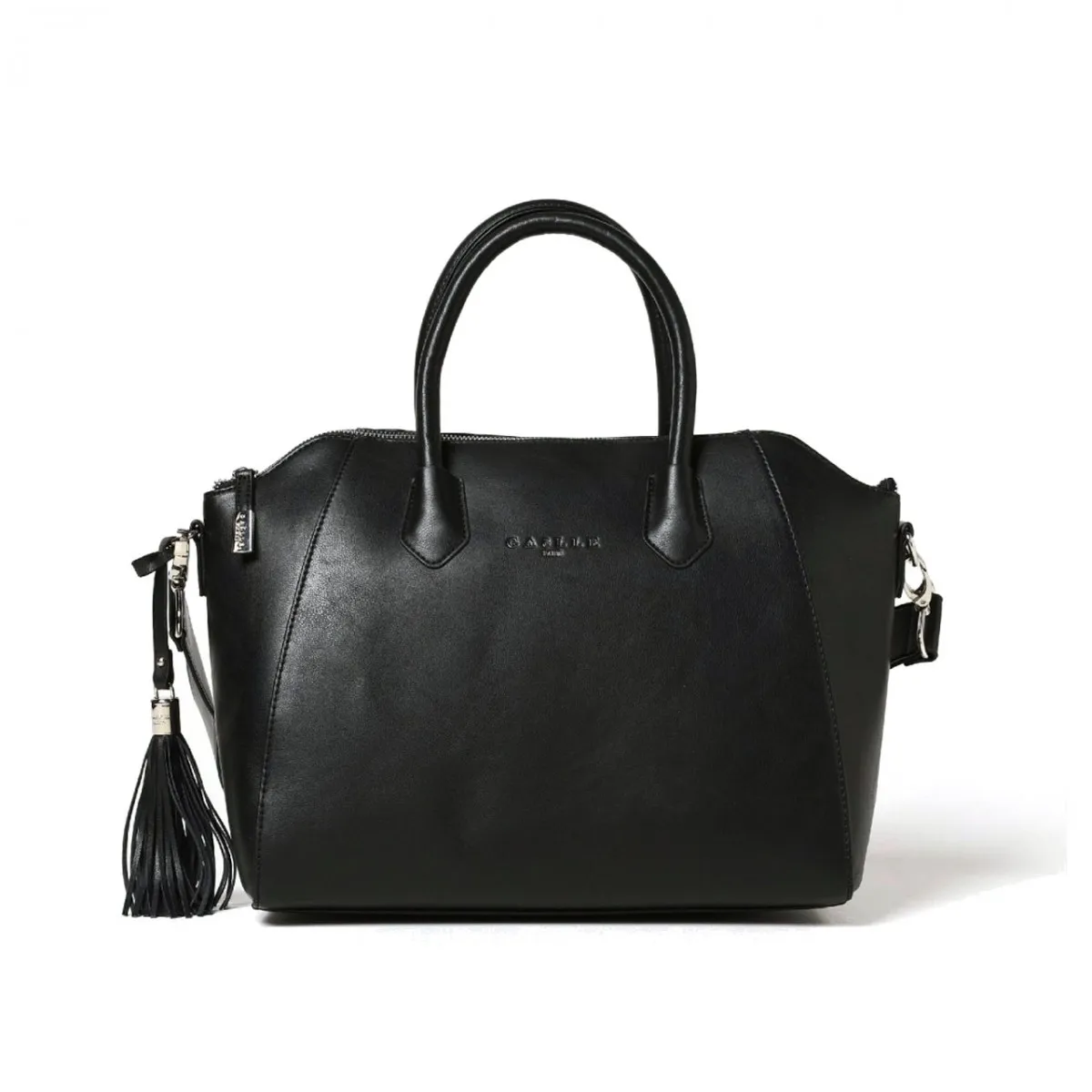 Bauletto Strutturato Con Logo, Nero