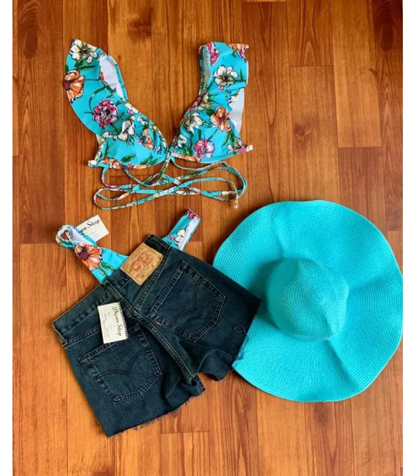 Bikini rouges ibiscus