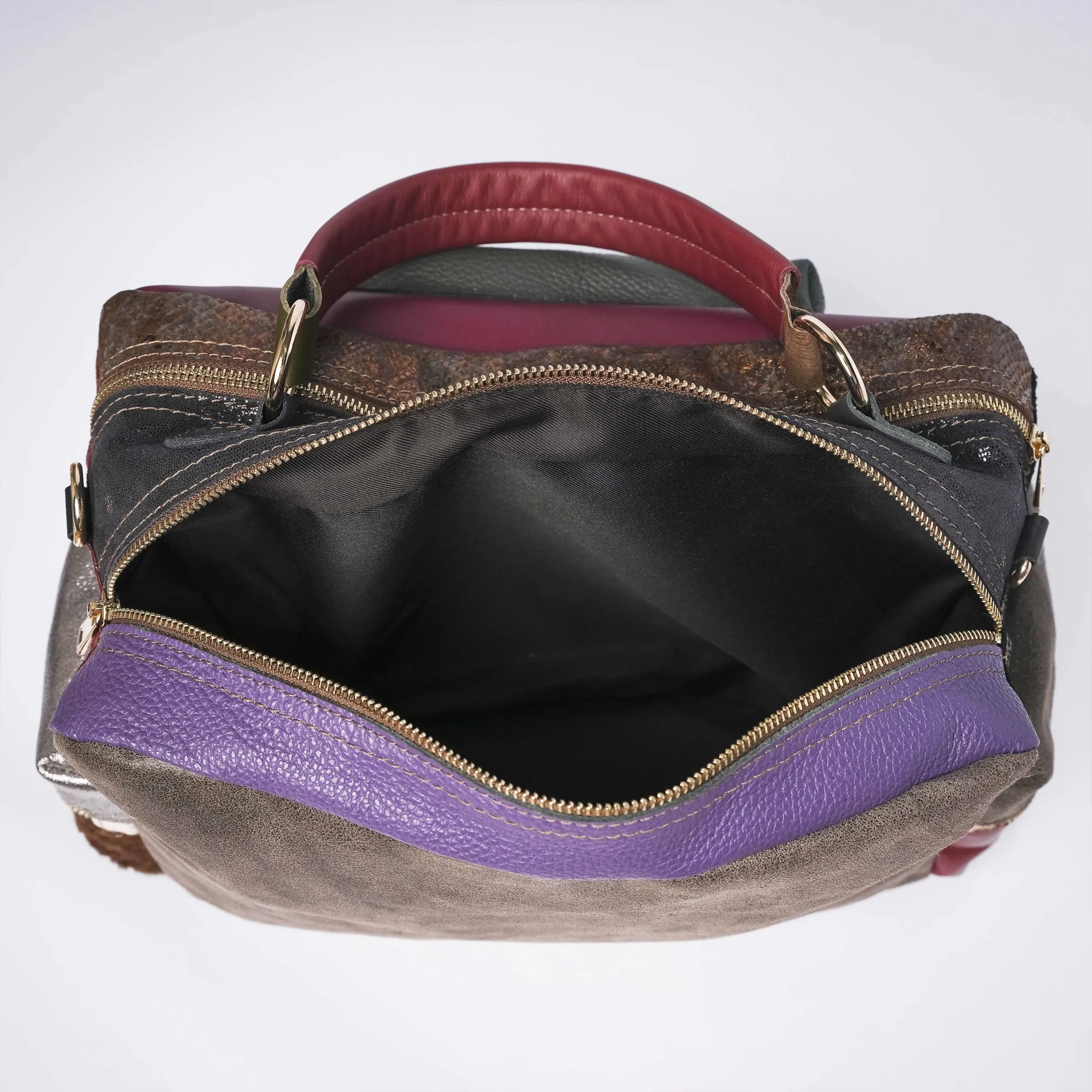 Borsa in Pelle Blu