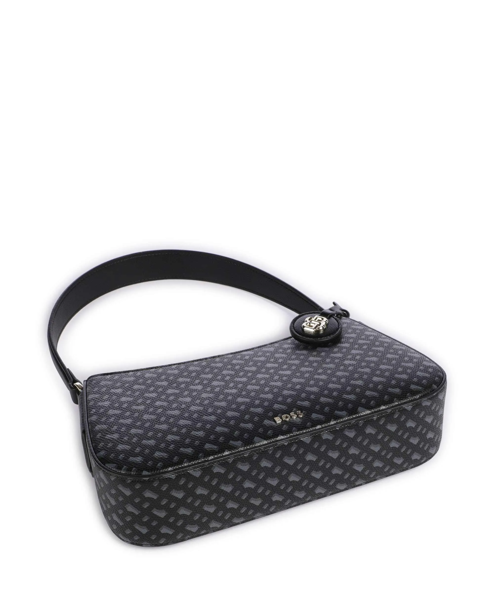  BOSS Liriel Borsa a spalla pelle sintetica nero  