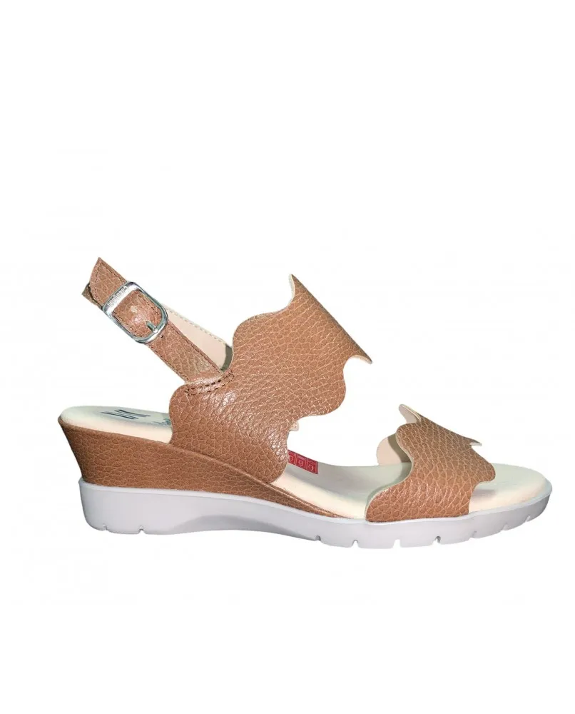 CALLAGHAN 29107 sandali donna scarpe zeppa cuoio pelle