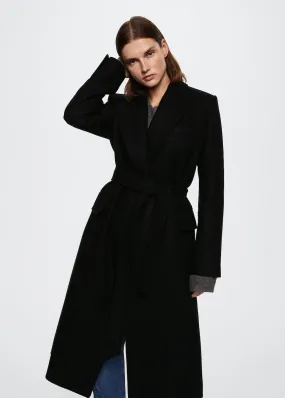 Cappotto lungo revers