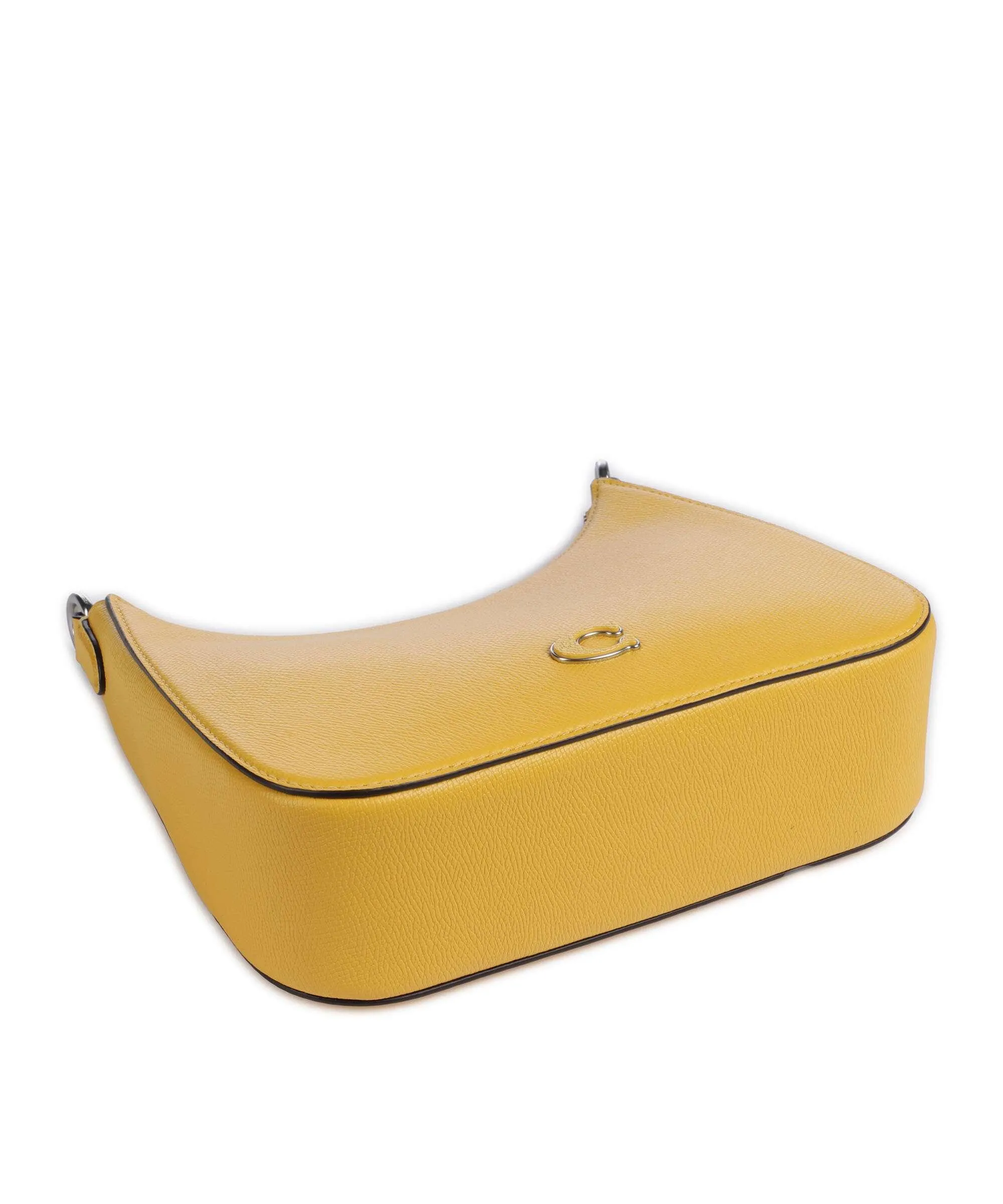  Coach Capsule Borsa a spalla pelle granulata giallo  