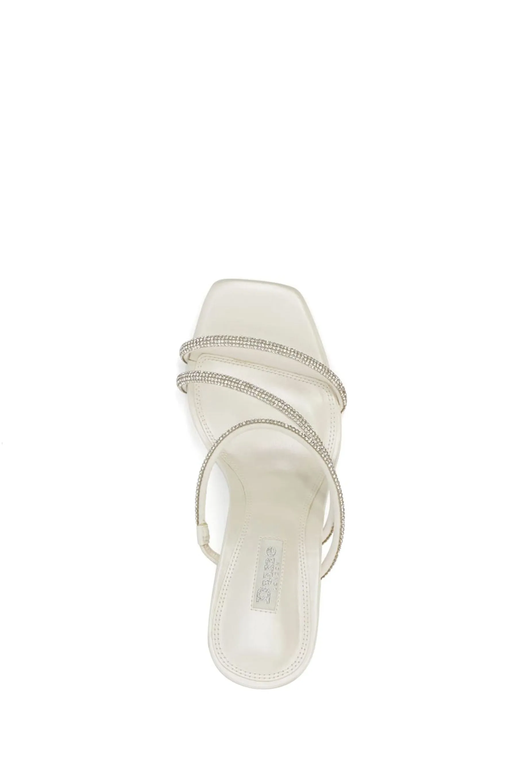 Dune London - Moonbeam - Scarpe da sposa con zeppa e strass