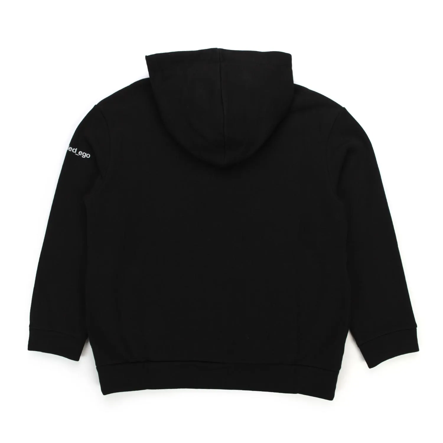 Felpa Cappuccio Nera Unisex
