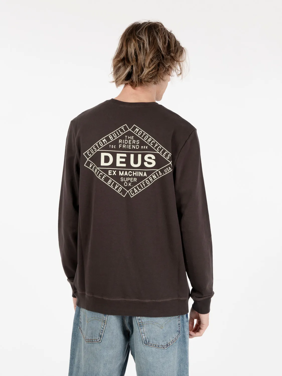 Felpa crewneck Chatterbox anthracite