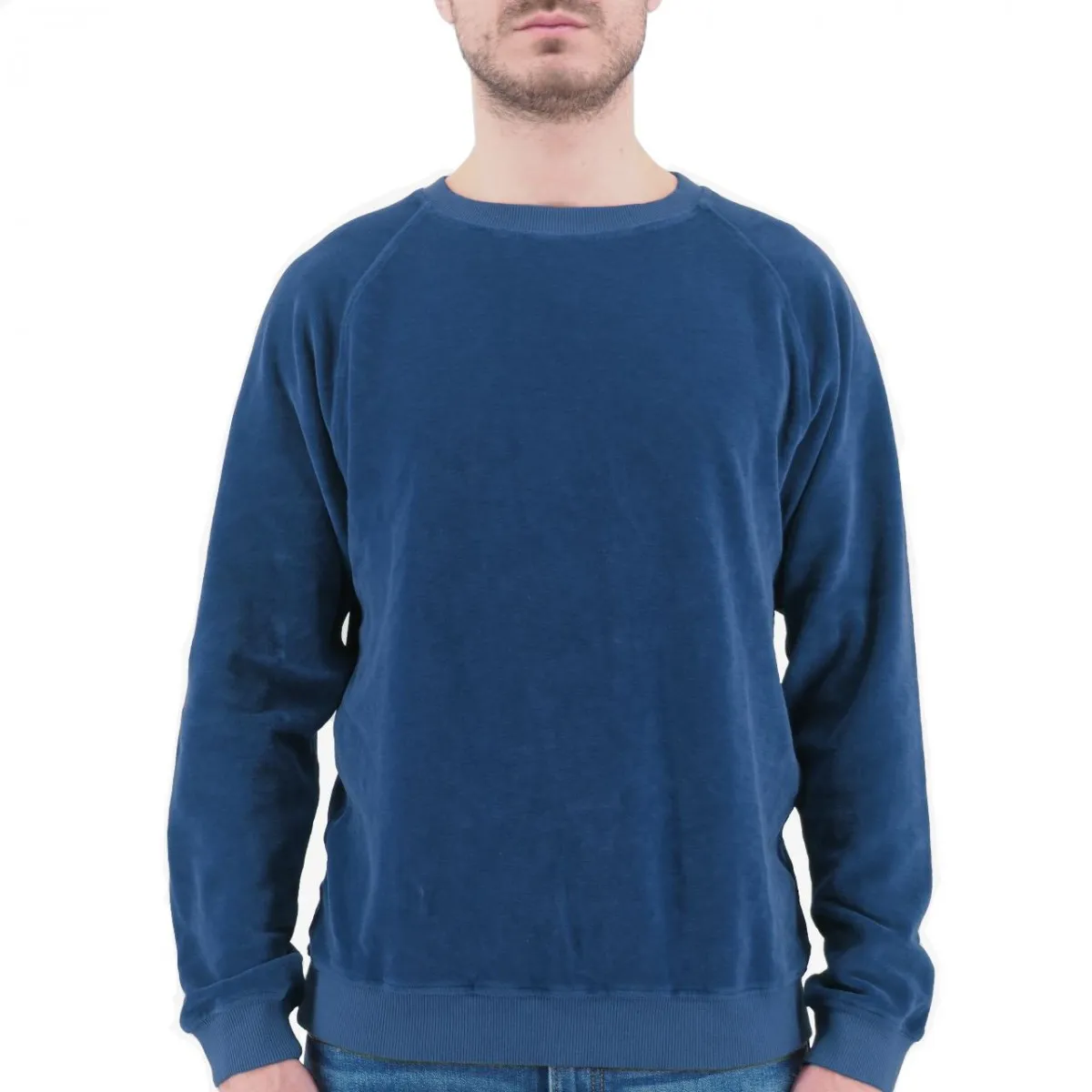 Felpa Da Uomo Blu