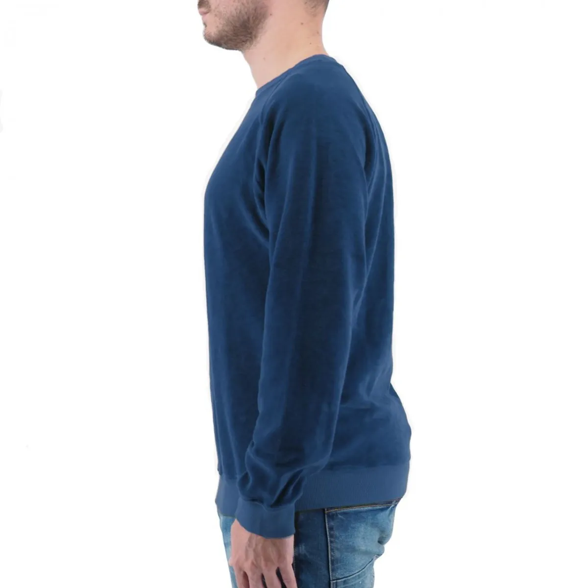 Felpa Da Uomo Blu