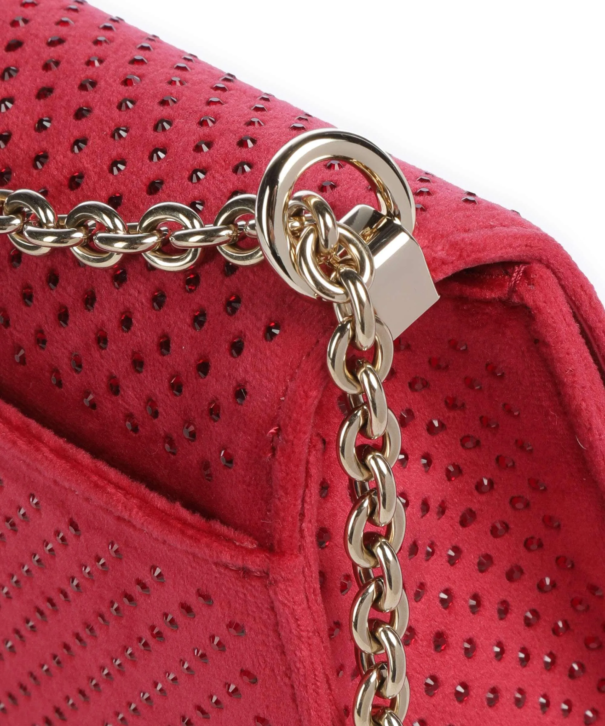  Furla 1927 Mini Borsa a spalla velluti rosso  