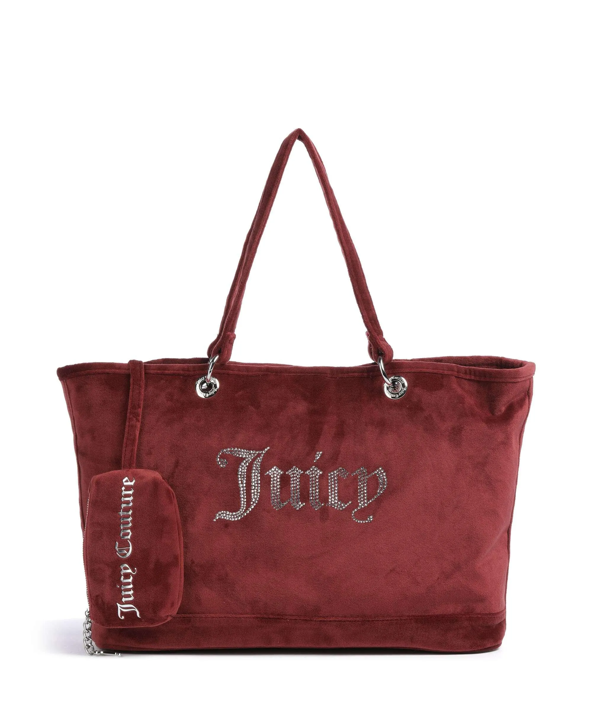  Juicy Couture Kimberly L Borsa shopper poliestere rosso scuro  