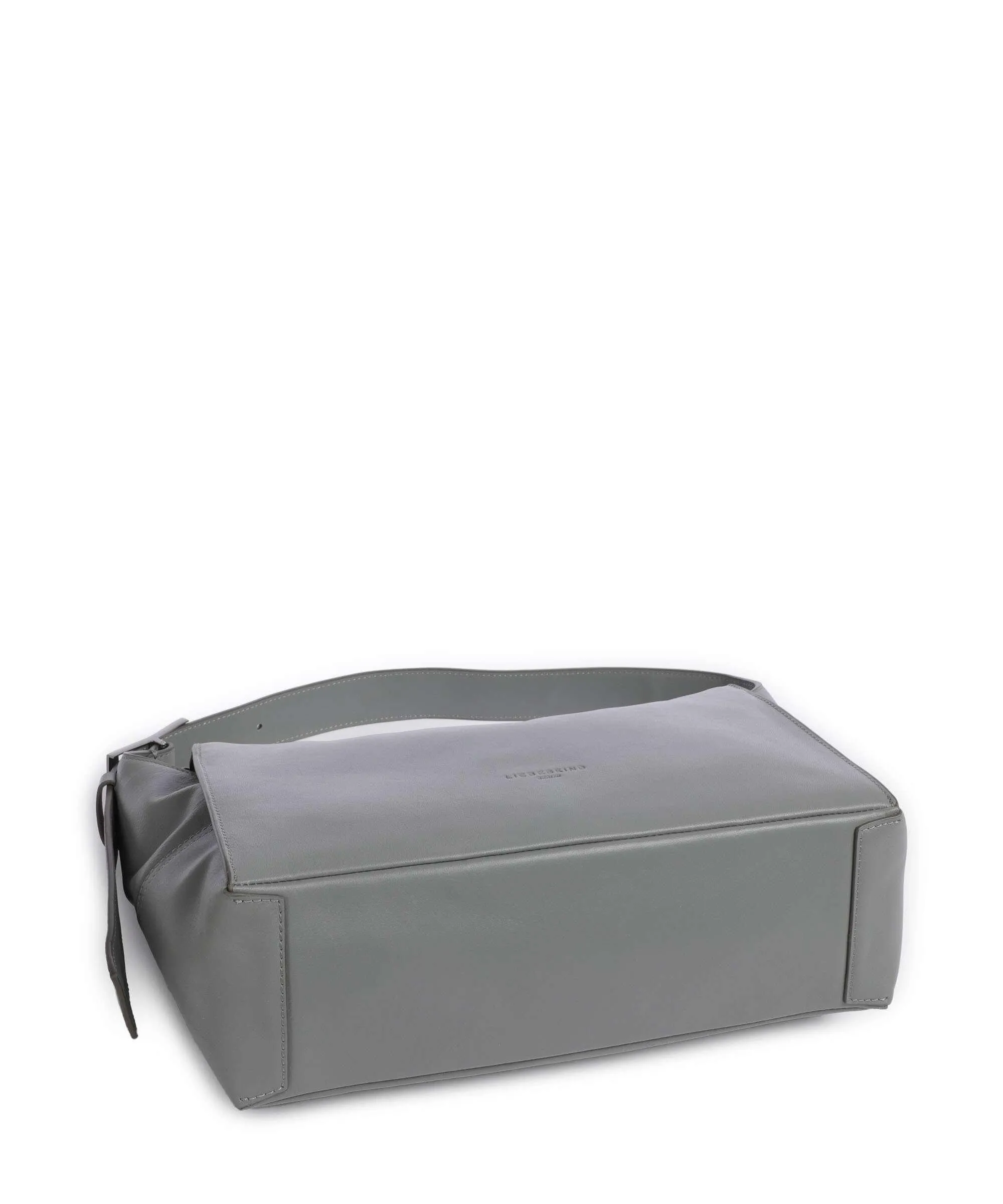  Liebeskind Lou Calf Optic M Borsa hobo pelle di vitello finemente grana grigio  