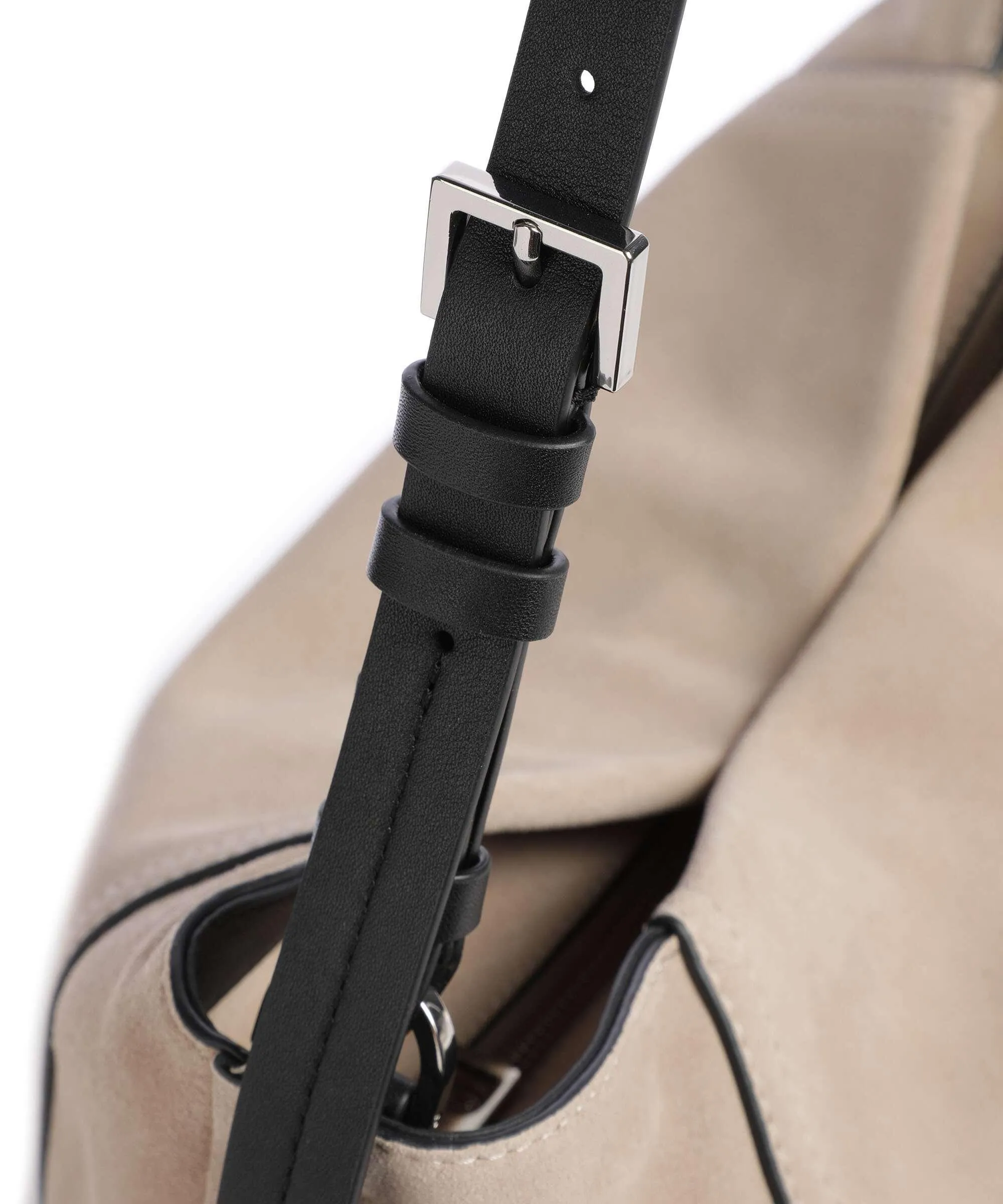  Liebeskind Lou Calf Optic XS Borsa hobo pelle ruvida beige  