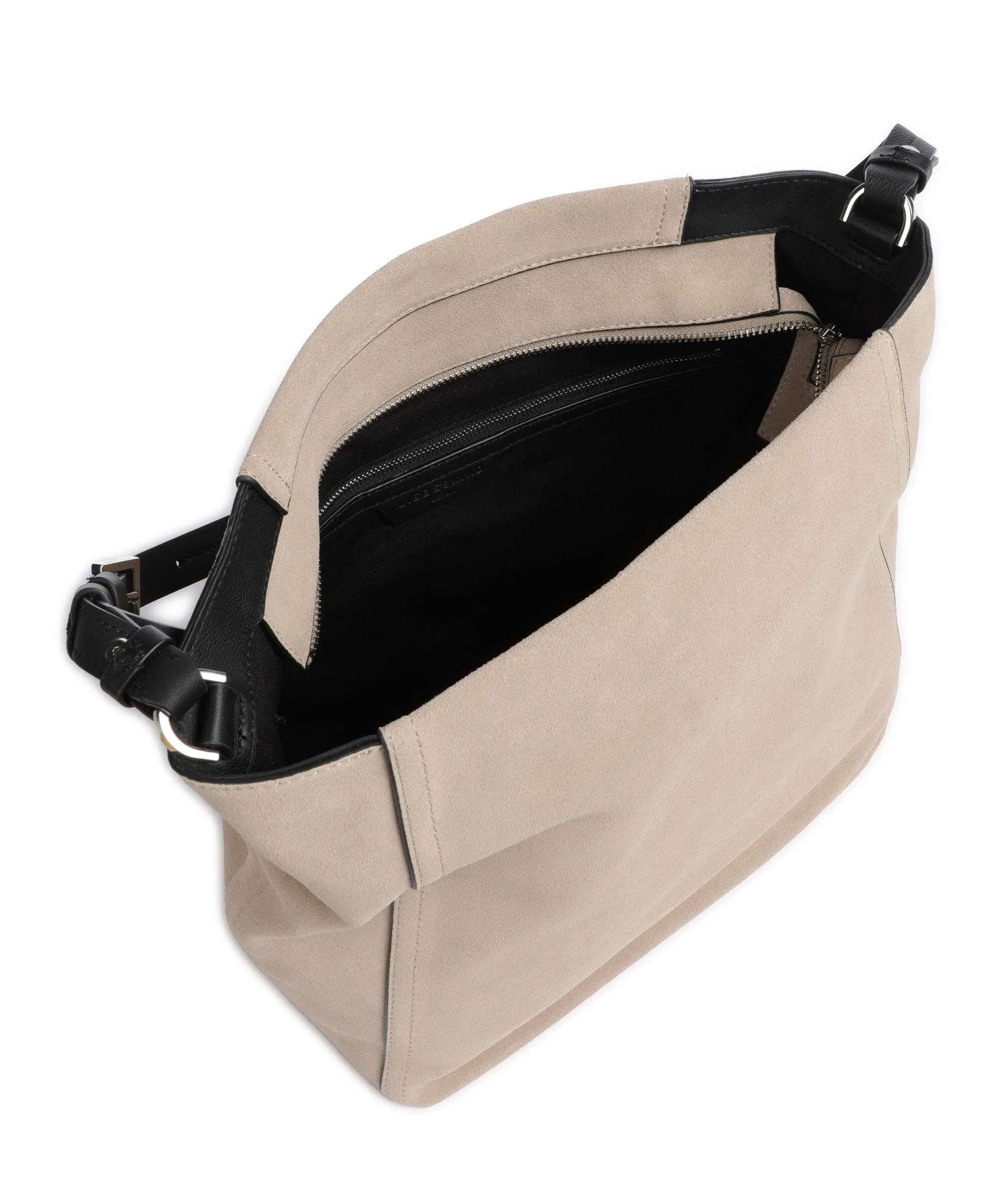  Liebeskind Lou Calf Optic XS Borsa hobo pelle ruvida beige  