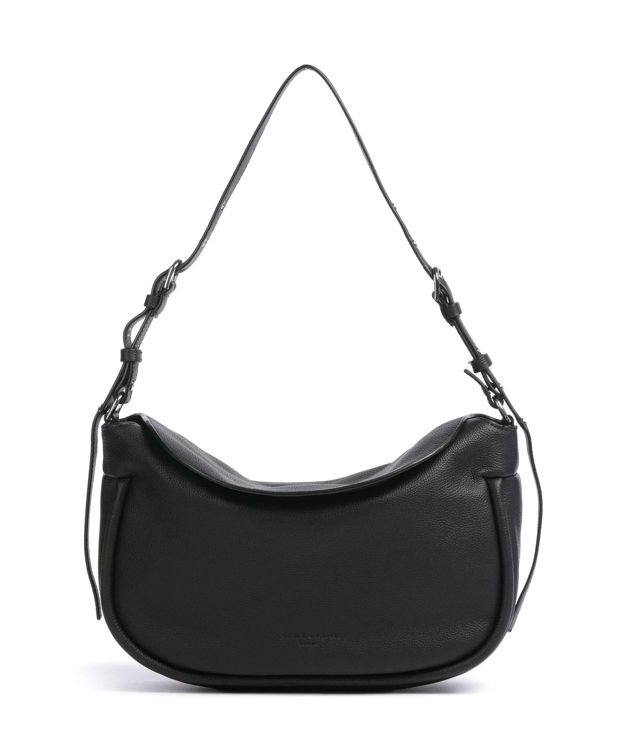  Liebeskind Small Pebble L Borsa a spalla pelle di vacchetta grana nero  