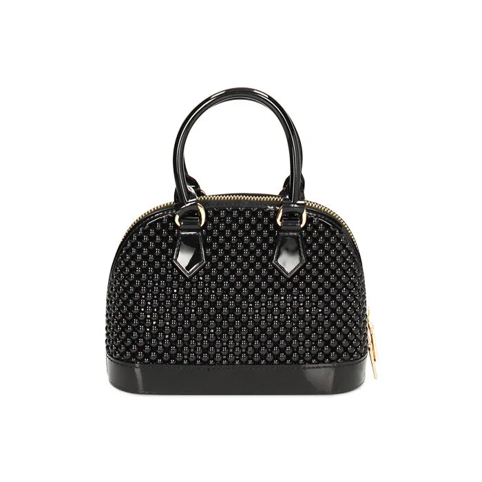 Minibag nera a bauletto