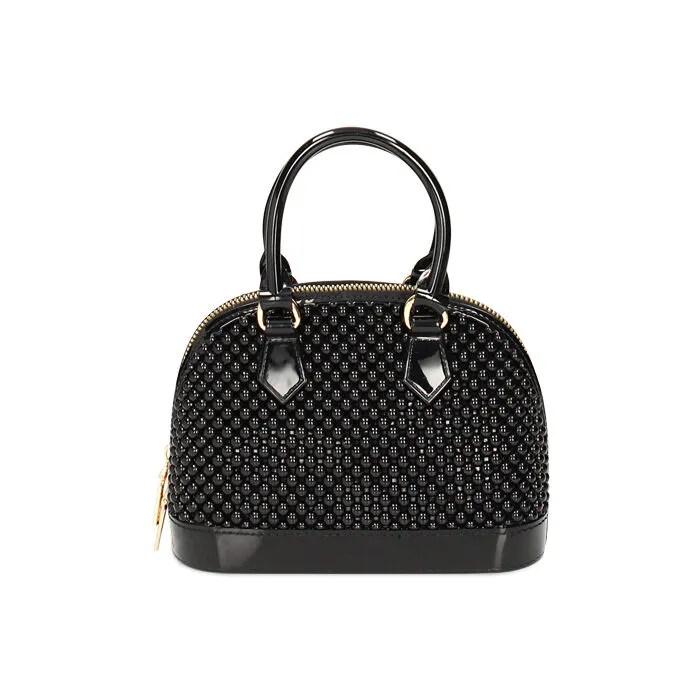 Minibag nera a bauletto