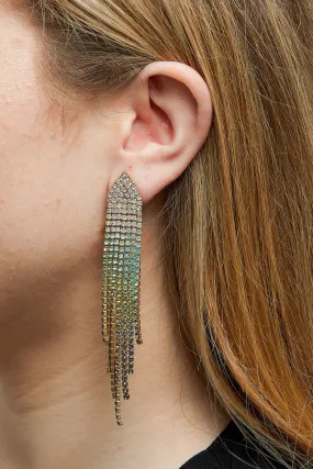 Mood - Orecchini pendenti a doccia con strass sfumato
