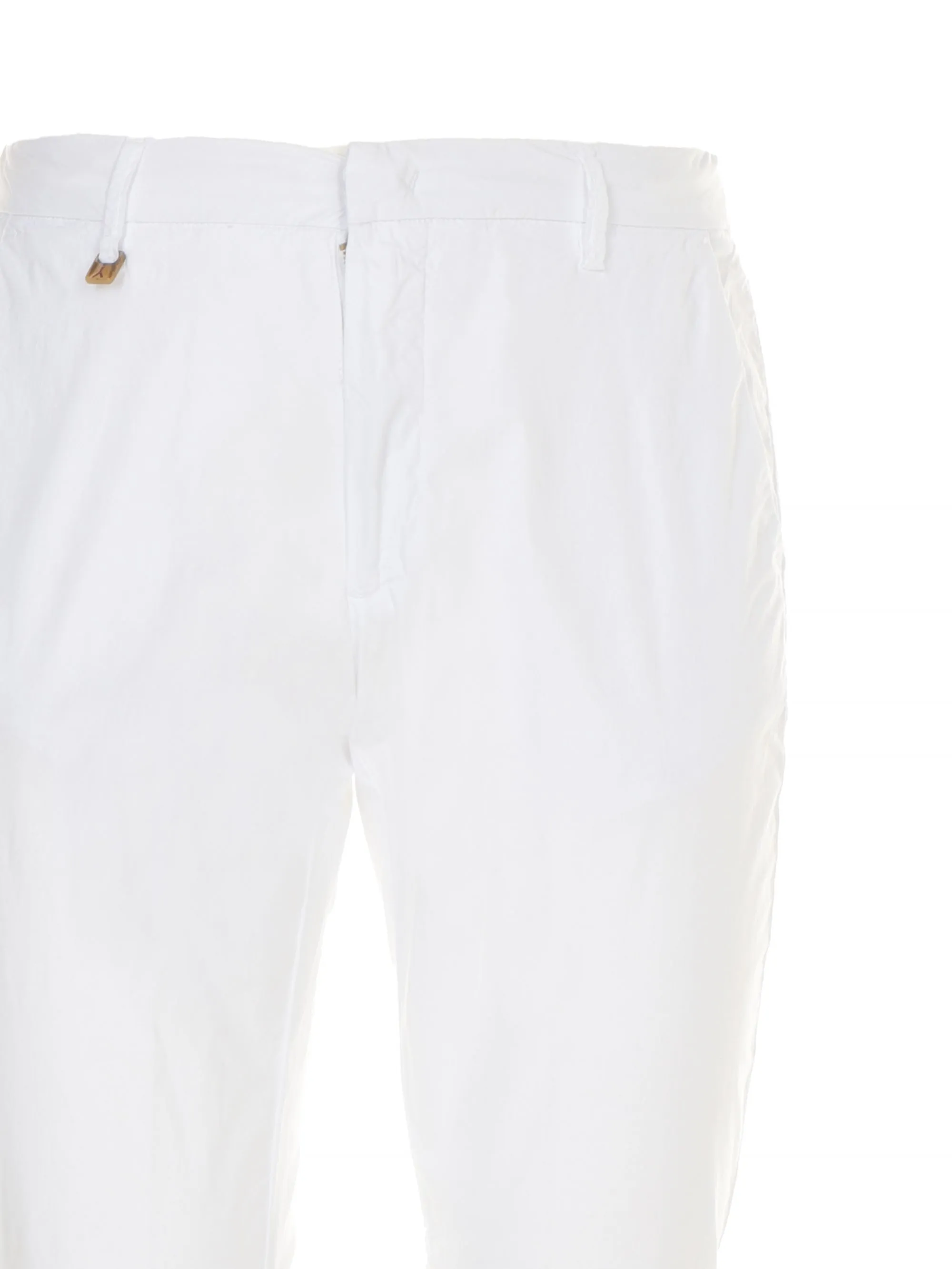 PANTALONE "MOLFETTA" BIANCO IN COTONE