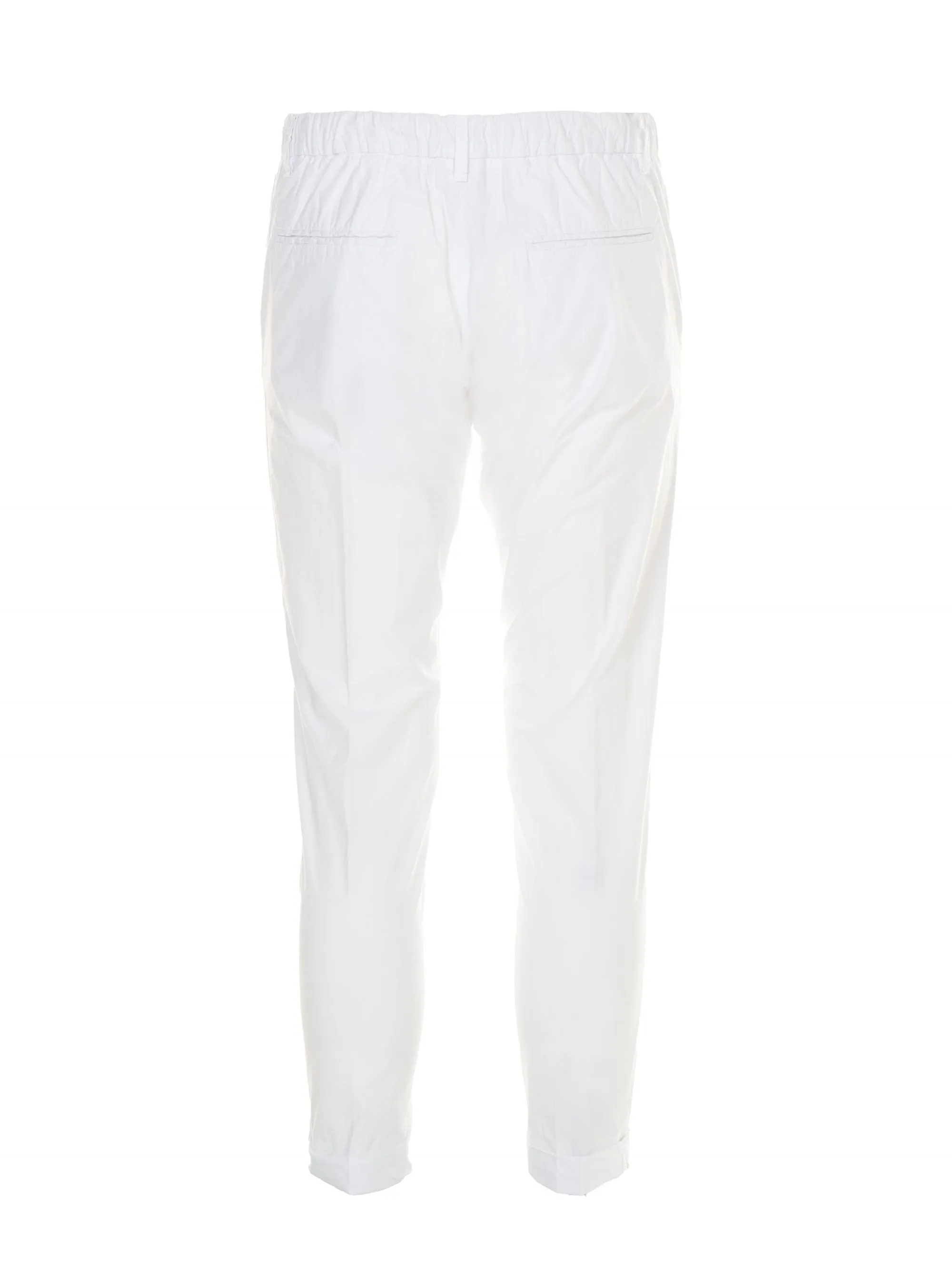 PANTALONE "MOLFETTA" BIANCO IN COTONE