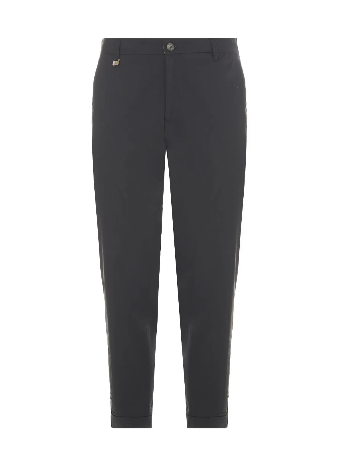 PANTALONE "MOLFETTA" NERO IN COTONE